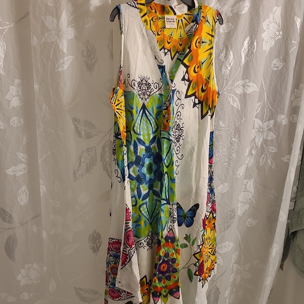 Colorful High Low Dress